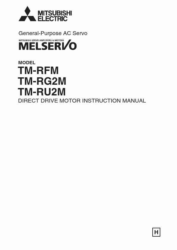 MITSUBISHI ELECTRIC MELSERVO TM-RG2M-page_pdf
